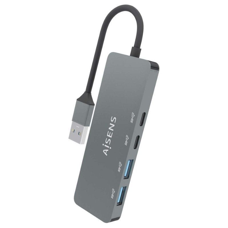 Hub USB 3.2 Aisens A106-0696
2xUSB
2xUSB Tipo-C
Gris