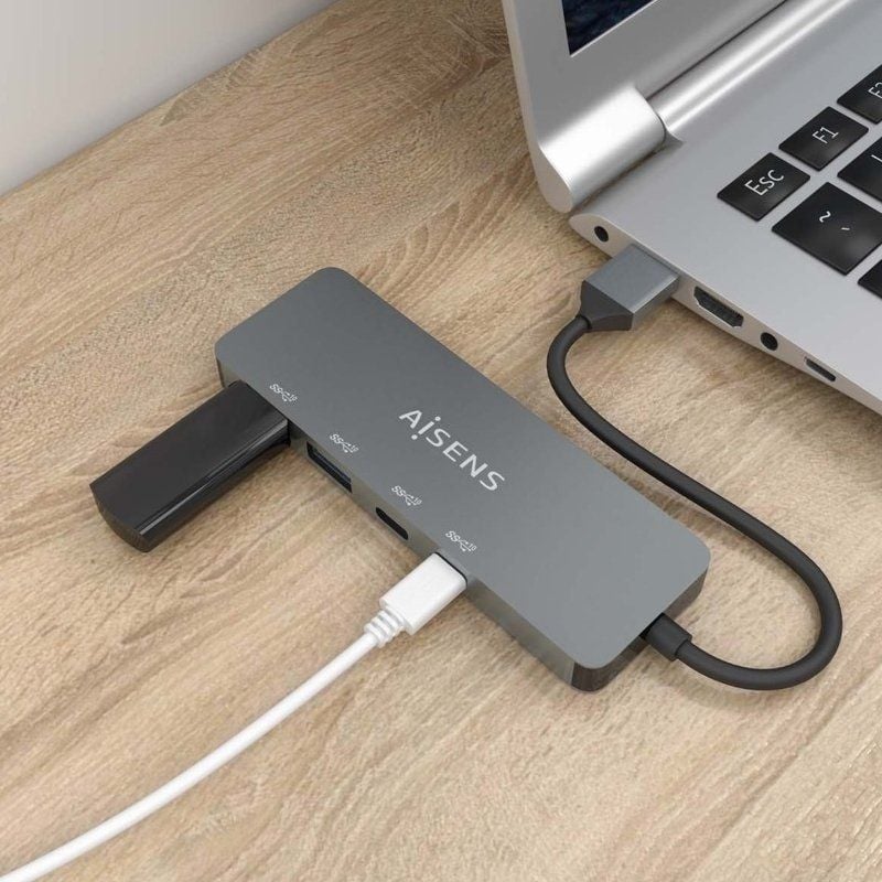 Hub USB 3.2 Aisens A106-0696
2xUSB
2xUSB Tipo-C
Gris