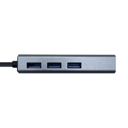 Hub USB Tipo-C Aisens A109-0396
3xUSB
1xRJ45
Gris