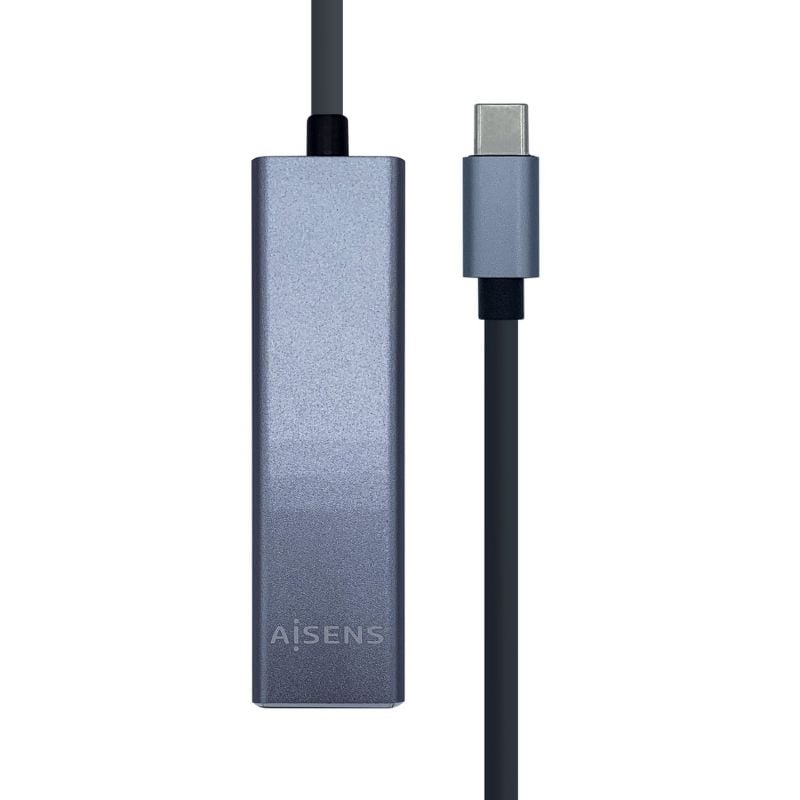 Hub USB Tipo-C Aisens A109-0396
3xUSB
1xRJ45
Gris