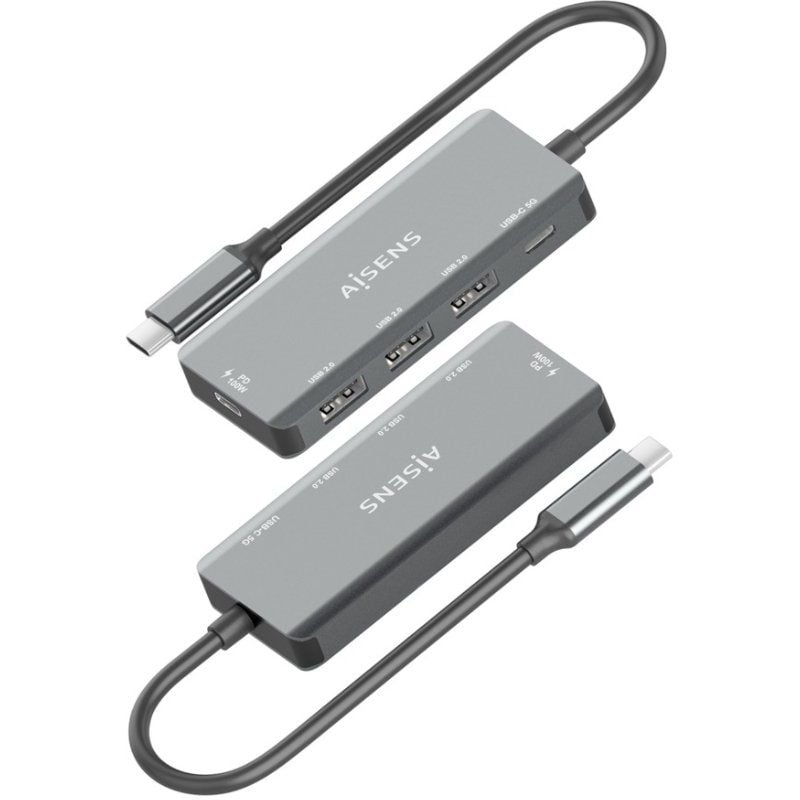 Hub USB Tipo-C Aisens A109-0945
3xUSB
1xUSB Tipo-C
1xUSB Tipo-C PD
Gris