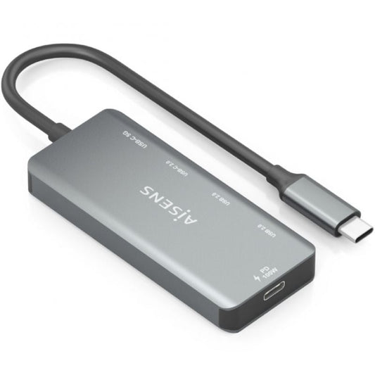 Hub USB Tipo-C Aisens A109-0946
2xUSB
2xUSB Tipo-C
1xUSB Tipo-C PD
Gris