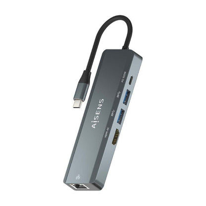 Docking USB Tipo-C Aisens ASUC-5P011-GR
1xHDMI 4K
2xUSB
1xRJ45
1xUSB Tipo-C
1xUSB Tipo-C PD
Gris