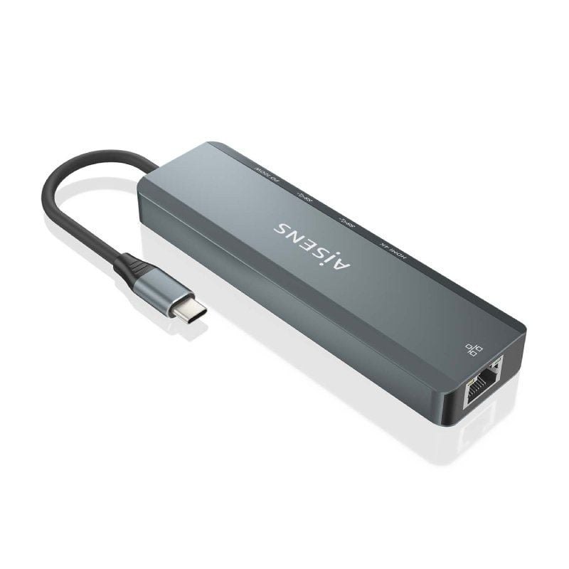 Docking USB Tipo-C Aisens ASUC-5P011-GR
1xHDMI 4K
2xUSB
1xRJ45
1xUSB Tipo-C
1xUSB Tipo-C PD
Gris