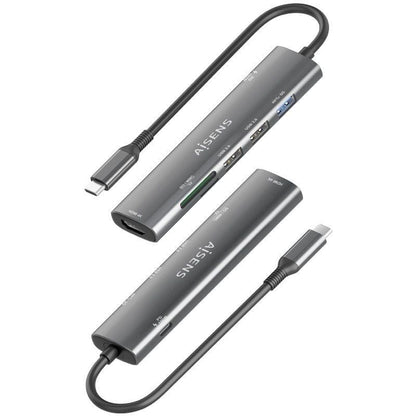 Docking USB Tipo-C Aisens ASUC-7P025-GR
1xHDMI 4K
3xUSB
1xUSB Tipo-C PD
1xLector Tarjetas
Gris