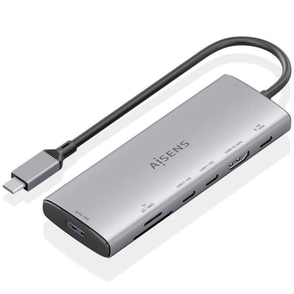 Docking USB Tipo-C Aisens ASUC-7P031-GR
1xHDMI 4K
1xUSB
2xUSB Tipo-C
1xLector Tarjetas
1xUSB Tipo-C PD
Gris