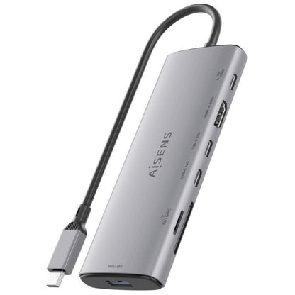 Docking USB Tipo-C Aisens ASUC-7P031-GR
1xHDMI 4K
1xUSB
2xUSB Tipo-C
1xLector Tarjetas
1xUSB Tipo-C PD
Gris