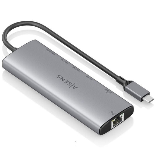 Docking USB Tipo-C Aisens ASUC-7P032-GR
1xHDMI 4K
1xUSB
2xUSB Tipo-C
1xRJ45
1xLector Tarjetas
Gris