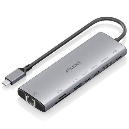 Docking USB Tipo-C Aisens ASUC-8P033-GR
1xHDMI 4K
1xUSB
2xUSB Tipo-C
1xRJ45
1xLector Tarjetas
1xUSB Tipo-C PD
Gris