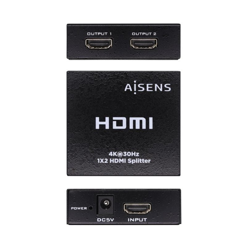 Duplicador HDMI Aisens A123-0506
2x HDMI Hembra
HDMI Macho - USB Hembra