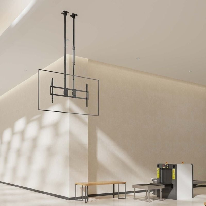 Soporte de Techo Inclinable
Giratorio
Nivelable Aisens CT120TLE-395 para TV de 60-120"
hasta 120kg