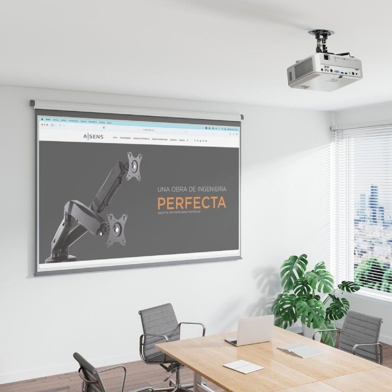 Soporte de Techo
Pared para Proyector Aisens CP03TSR-127
Giratorio-Inclinable
hasta 13.5kg