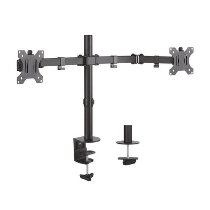 Soporte de Mesa para 2 Monitores Aisens DT32TSR-041
Giratorio
Inclinable
hasta 8kg