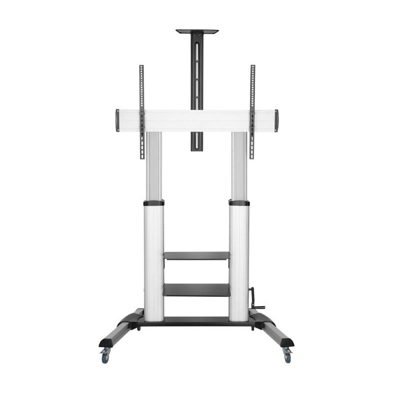 Soporte de Suelo Inclinable con Ruedas y Manivela Aisens FT100TE-125 para TV 60-100"
hasta 100kg