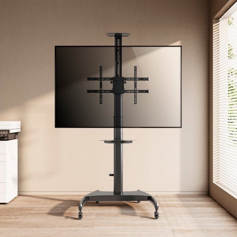 Soporte de Suelo Inclinable
Giratorio con Ruedas y Manivela Aisens FT70TE-169 para TV 37-70"
hasta 50kg