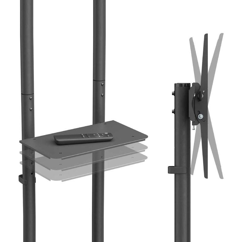 Soporte de Suelo Inclinable con Ruedas Aisens FT70TE-333 para TV 37"-70"
hasta 45kg