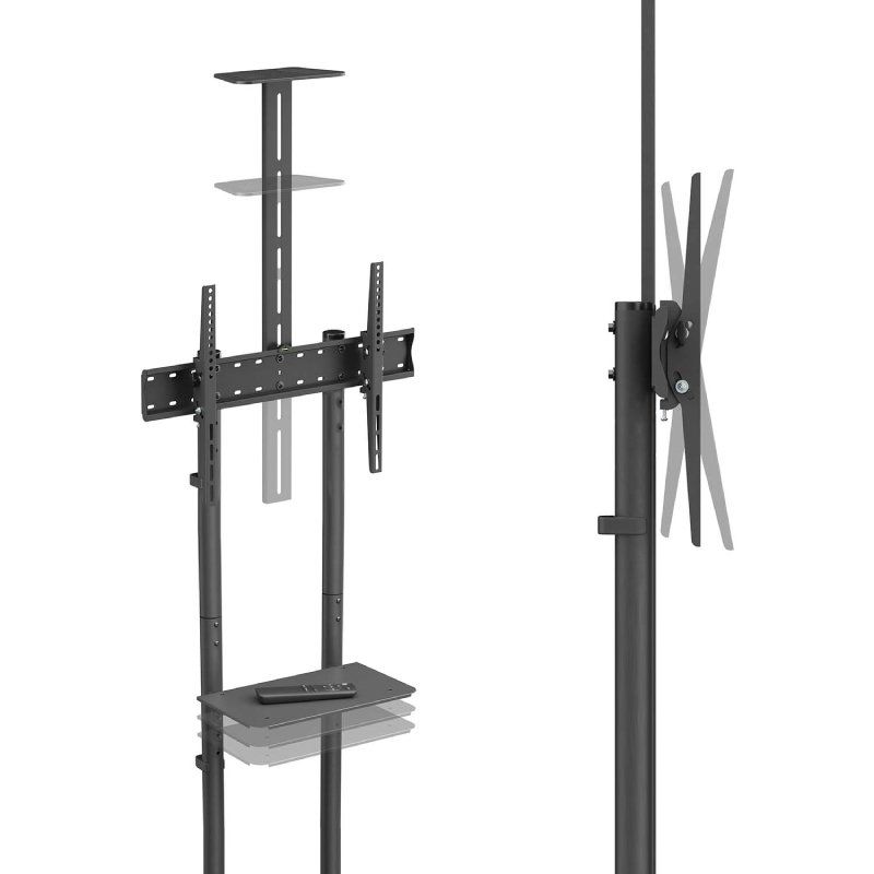 Soporte de Suelo Inclinable con Ruedas
Soporte de Cámara Aisens FT70TE-335 para TV 37"-70"
hasta 45kg