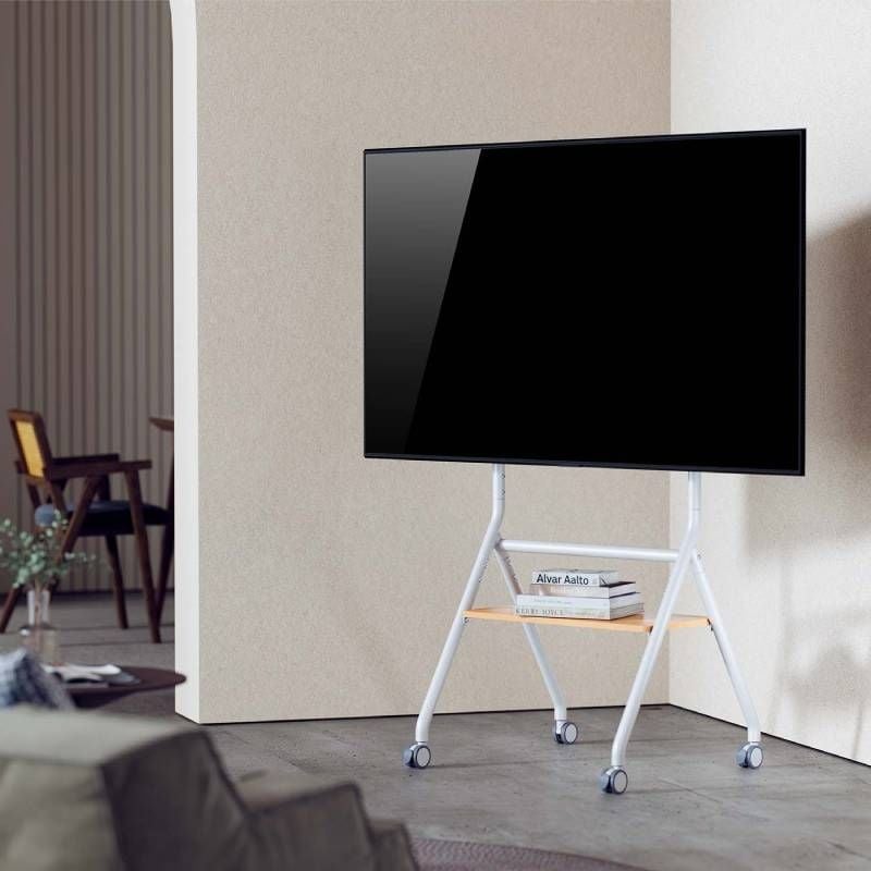 Soporte de Suelo con Ruedas Aisens FT86FE-331 para TV de 37-86"
hasta 50kg