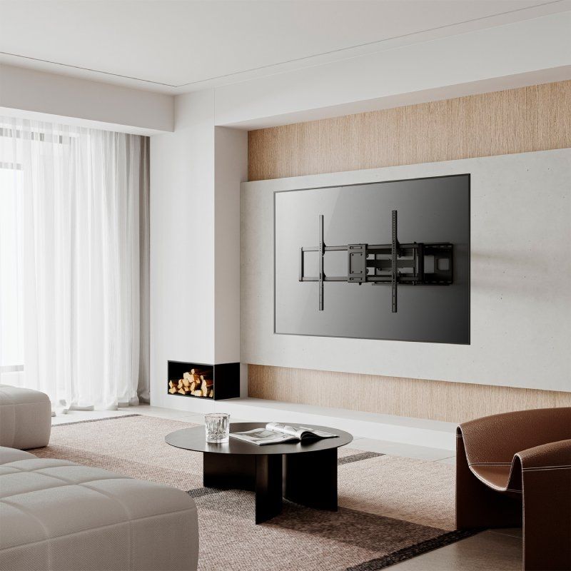 Soporte de Pared Giratorio
Inclinable
Nivelable Aisens WT120TSLE-163 para TV de 60-120"
hasta 120kg