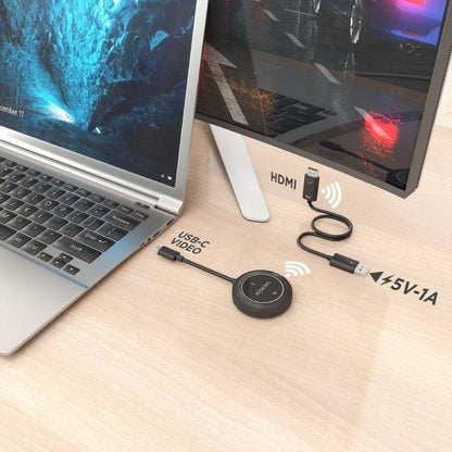 Aisens Adap. USB-C a HDMI Inalám 1080P 30m Negro