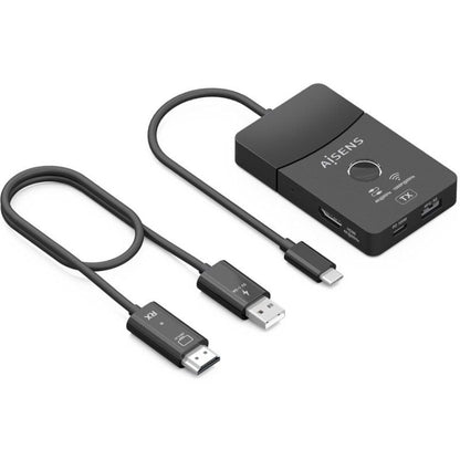 Adaptador/Transmisor de vídeo inalámbrico USB Tipo-C - HDMI Aisens ASWL-H2KDC30M05-BK
100W