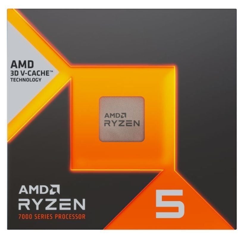 AMD RYZEN 5 7500X3D 4.5G 102M 6C AM5 BOX Sin Venti