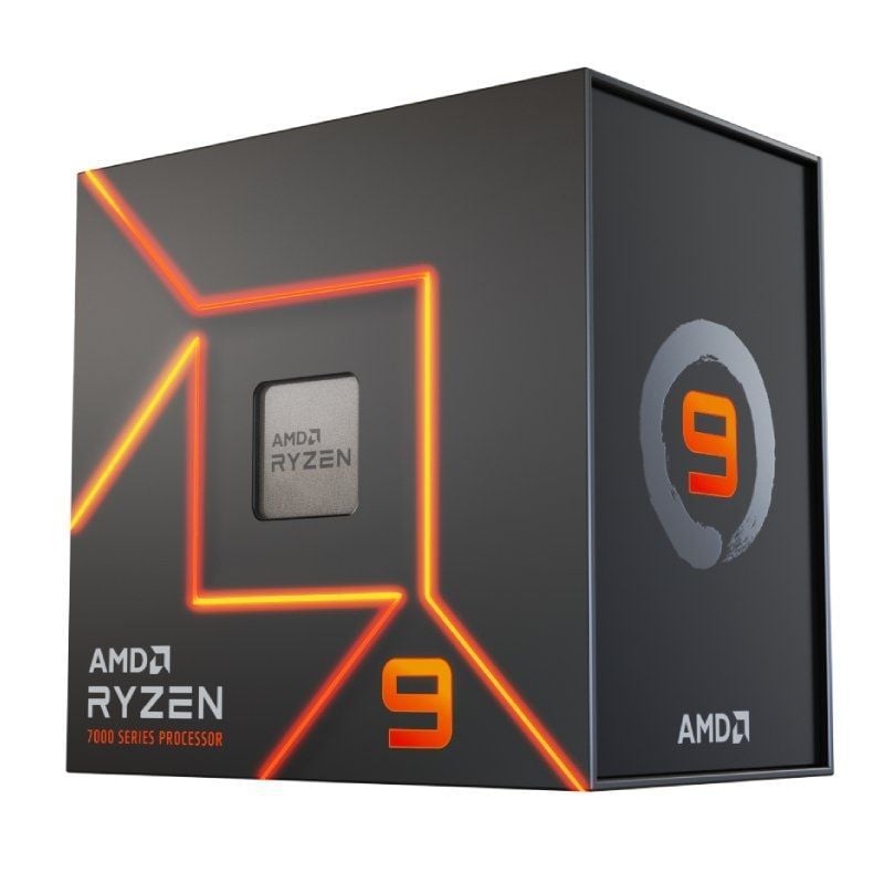 AMD RYZEN 9 7900X 4.7GH 76M 12CORE AM5 BOX Sin Ven