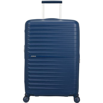 Maleta Mediana American Tourister FastForward Spinner Expansible 68cm
68x46x30cm
4 Ruedas
Azul Marino