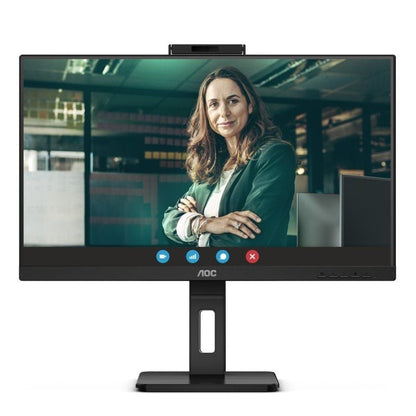 Monitor Profesional AOC 24P3QW 23.8"
Full HD
Webcam
Multimedia
Regulable en altura
Negro