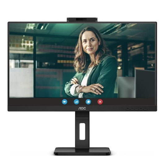 Monitor Profesional AOC 24P3QW 23.8"
Full HD
Webcam
Multimedia
Regulable en altura
Negro