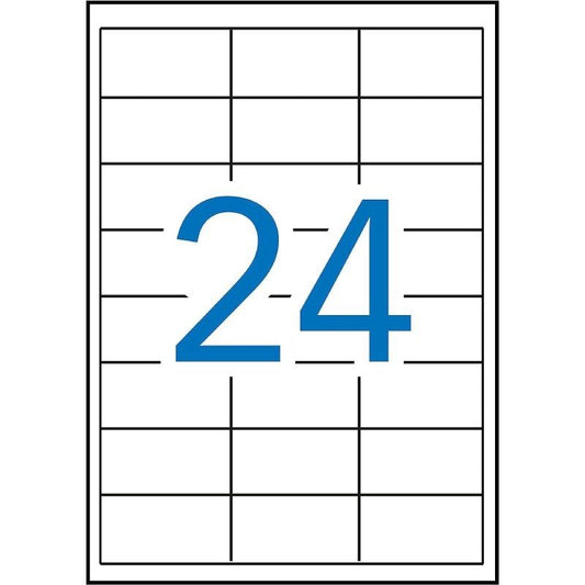 Etiquetas Adhesivas Apli 01263
64.6 x 33.8mm
100 Hojas