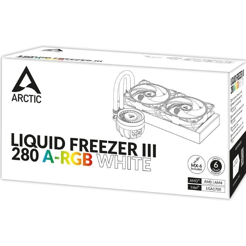 Sistema de Refrigeración Líquida Arctic Liquid Freezer III 280 A-RGB
Blanco