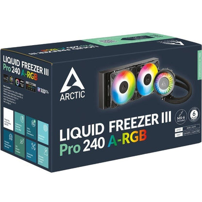 Sistema de Refrigeración Líquida Arctic Liquid Freezer III Pro 240 A-RGB
Negro