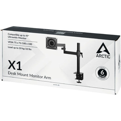 Soporte de Mesa para Monitor Arctic X1
Giratorio
Inclinable
hasta 10kg