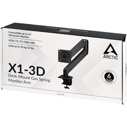 Soporte de Mesa para Monitor Arctic X1-3D
Giratorio
Inclinable
hasta 15kg