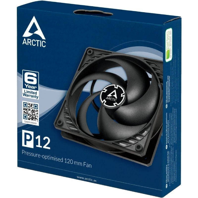 Ventilador Arctic P12
12cm
Negro
