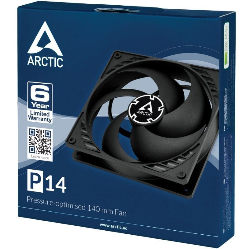 Ventilador Arctic P14
14cm
Negro