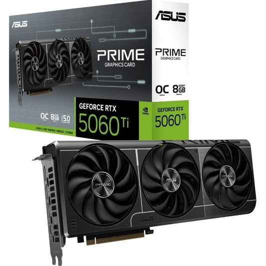 Tarjeta Gráfica Asus Prime GeForce RTX 5060 Ti OC Edition
8GB GDDR7