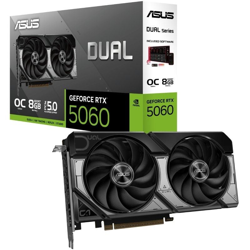 ASUS VGA NVIDIA DUAL RTX 5060 O8G 8GB DDR7