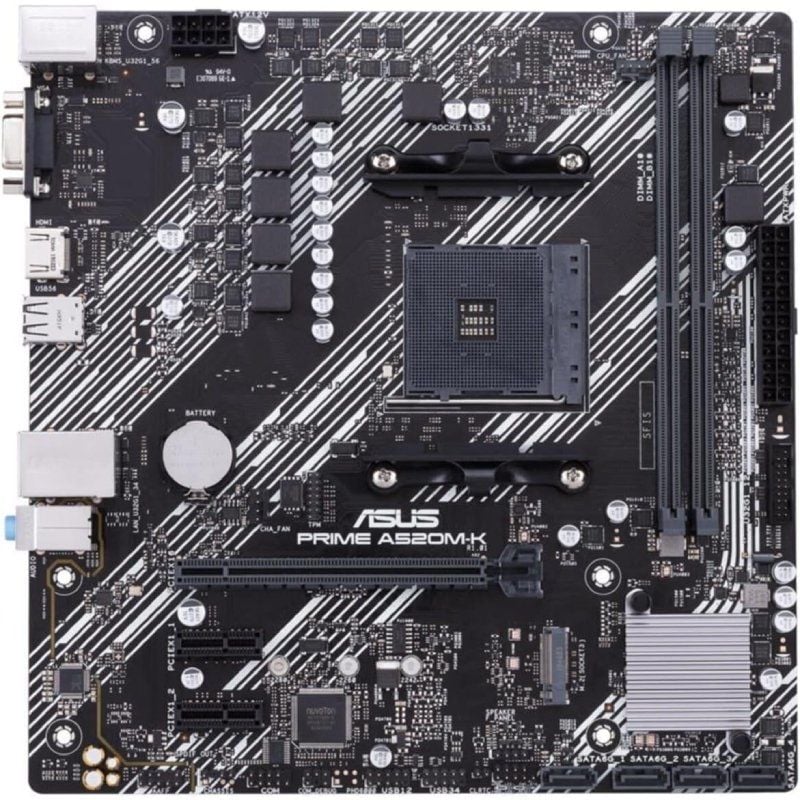 Asus Placa Base PRIME A520M-K  mATX AM4