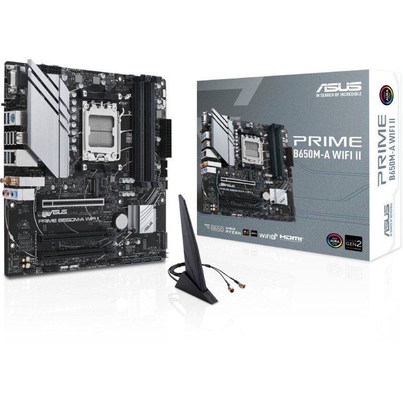 ASUS Placa Base PRIME B650M-A WIFI II mATX AM5