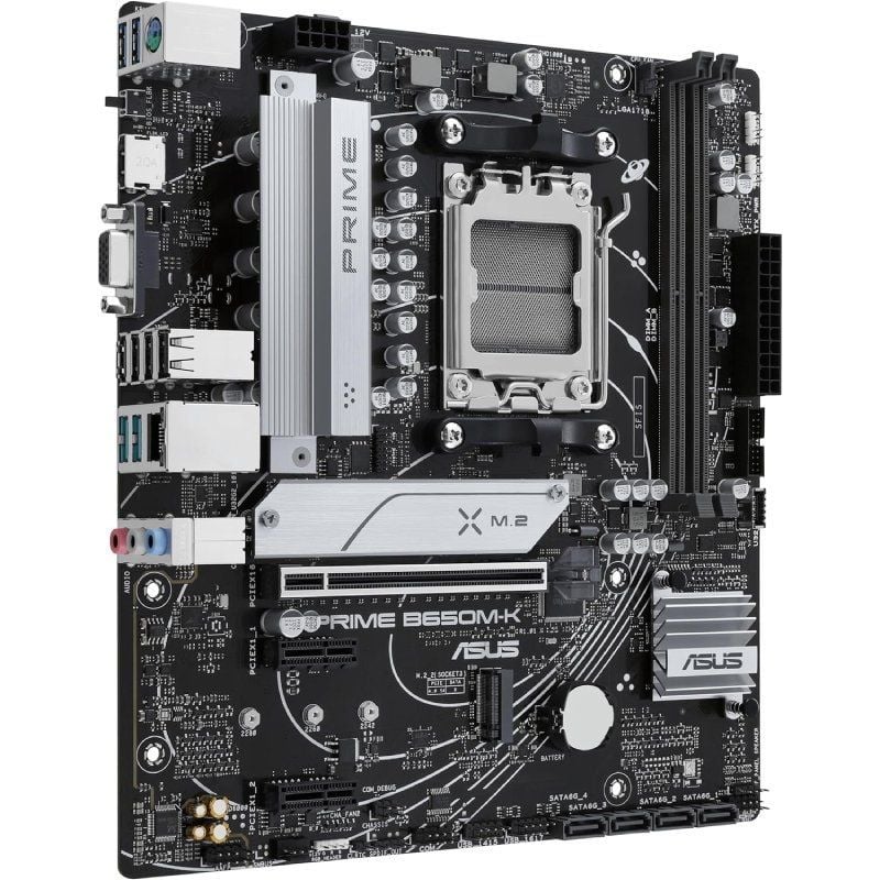 Placa Base Asus Prime B650M-K
Socket AM5
DDR5
PCIe 5.0
Micro ATX