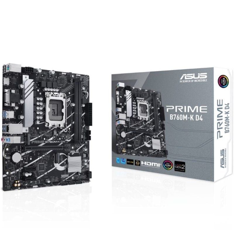 ASUS Placa Base PRIME B760M-K D4 mATX 1700