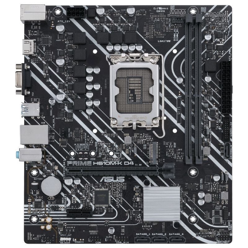 ASUS Placa Base PRIME H610M-K D4  mATX LGA1700