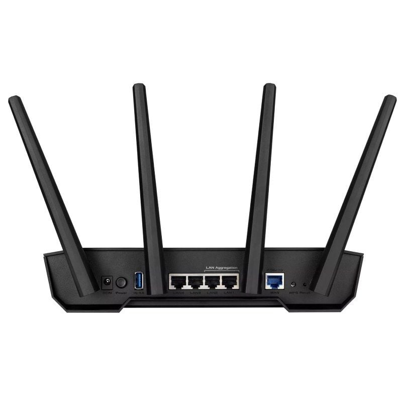Router Gaming Inalámbrico Asus TUF-AX3000 V2
WiFi 6
3000Mbps
2.4GHz 5GHz
4 Antenas
WiFi 802.11ax/ac/n/a
- n/b/g