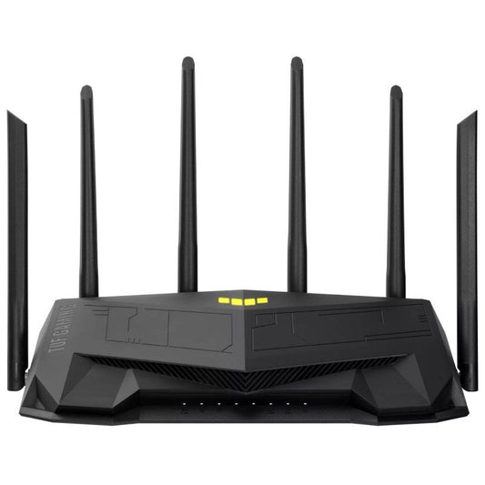 Router Gaming Inalámbrico Asus TUF AX6000
WiFi 6
6000Mbps
2.4GHz 5GHz
6 Antenas
WiFi 802.11ax/ac/n/a
- n/b/g