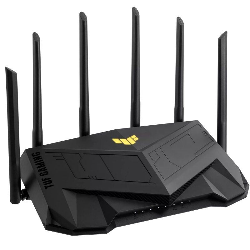 Router Gaming Inalámbrico Asus TUF AX6000
WiFi 6
6000Mbps
2.4GHz 5GHz
6 Antenas
WiFi 802.11ax/ac/n/a
- n/b/g