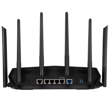 Router Gaming Inalámbrico Asus TUF AX6000
WiFi 6
6000Mbps
2.4GHz 5GHz
6 Antenas
WiFi 802.11ax/ac/n/a
- n/b/g