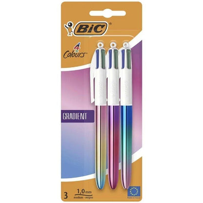 Caja de Bolígrafos de Tinta de Aceite Retráctil Bic 4 Colours Gradient 511030
3 unidades
4 Colores de Tinta
Cuerpo Color Gradiente