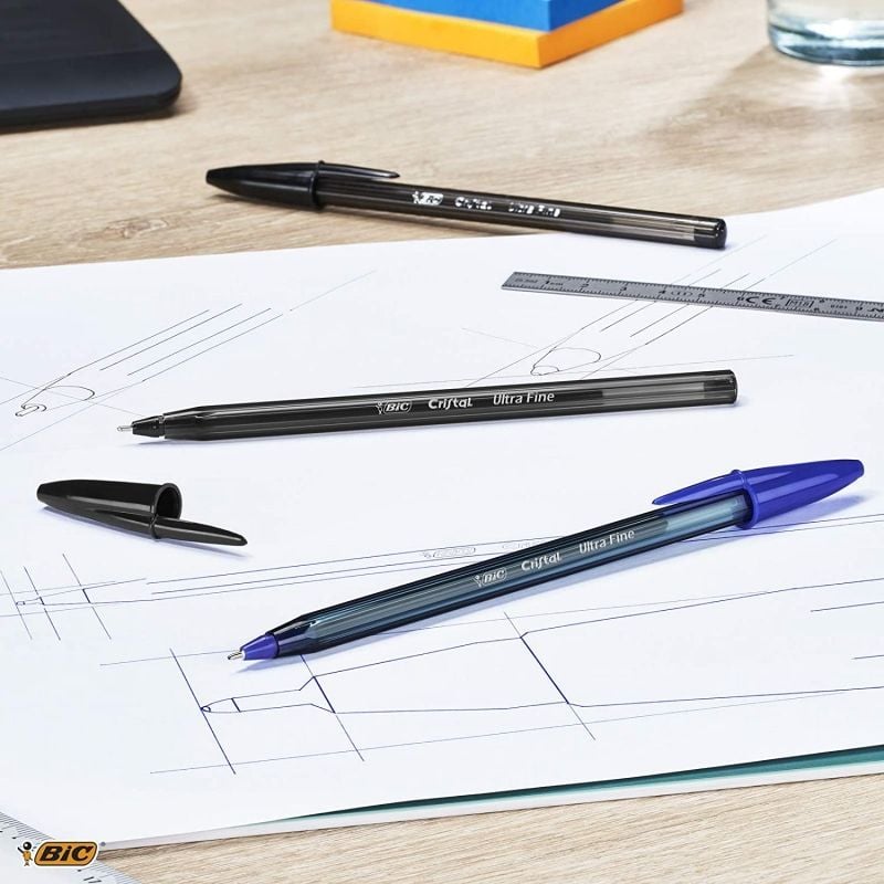 Caja de Bolígrafos de Tinta de Aceite Bic Cristal Exact Ultrafine 992603
20 unidades
Negros